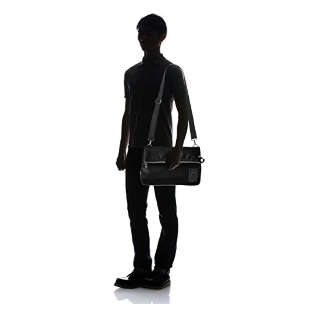 Bianchi Shoulder‎ Bag 2Way TBPI-03 Black A4 Celeste Bicycle Crossbody Travel Bag